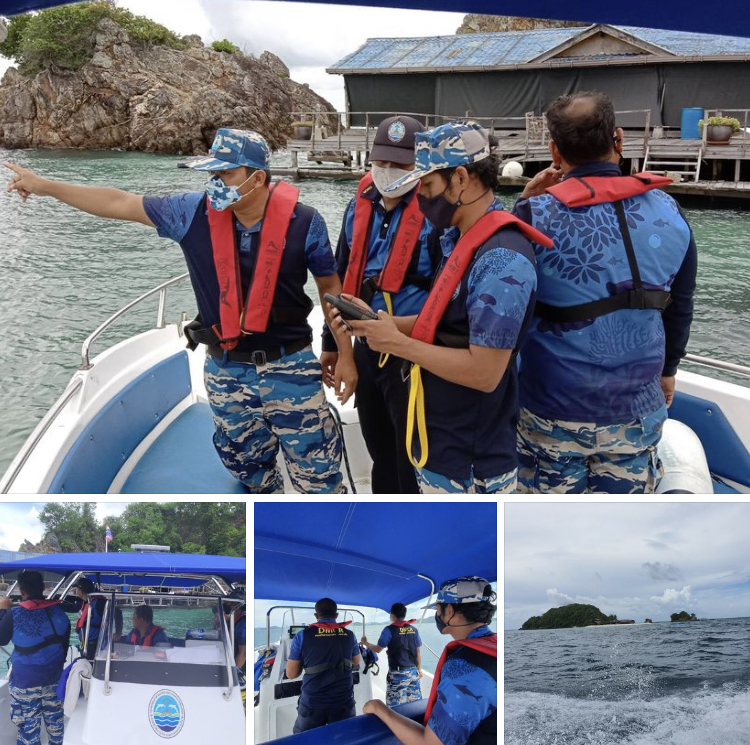 เฝ้าระวังพื้นที่ ลาดตระเวนเชิงคุณภาพทางทะเลหมู่เกาะไข่