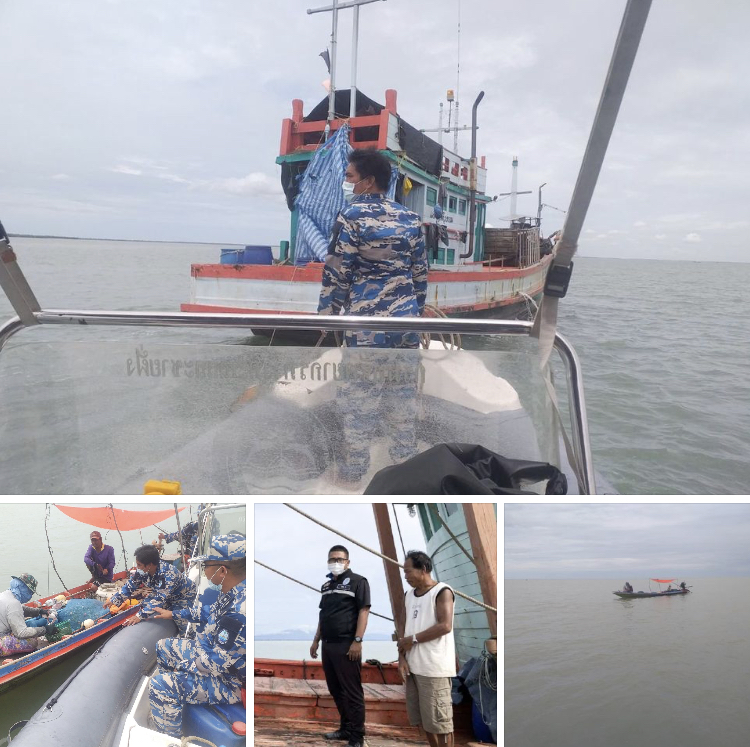 ตรวจเรือประมงปากพนัง รณรงค์ร่วมสร้างมาตรฐานประมงที่ดี