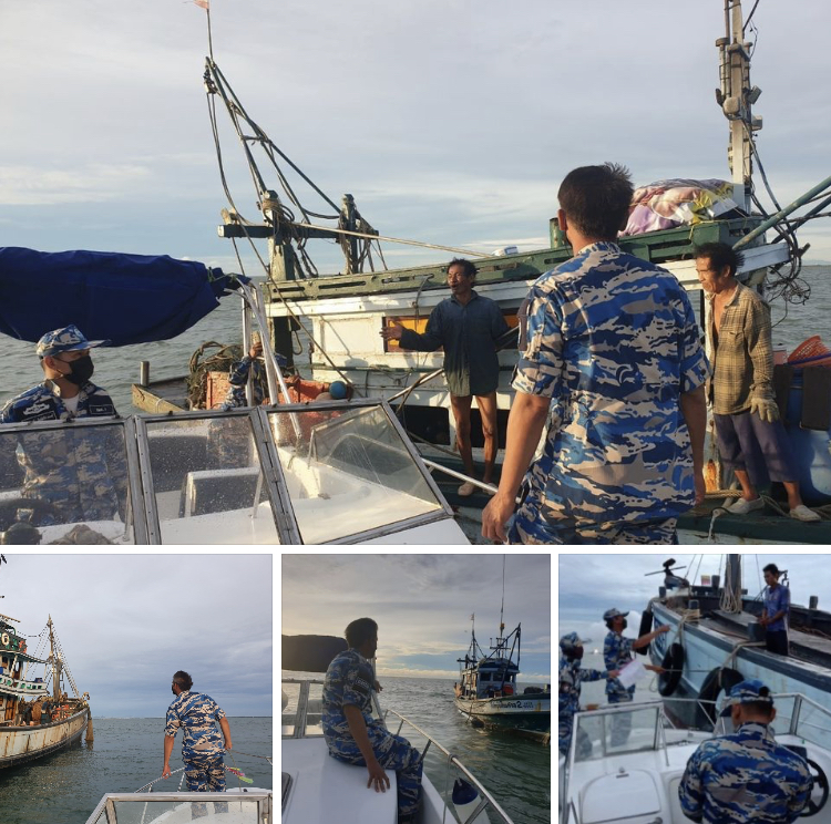 เรือประมงเขตเพชรบุรีให้ความร่วมมือดี ไม่มีการกระทำผิดกฎหมาย