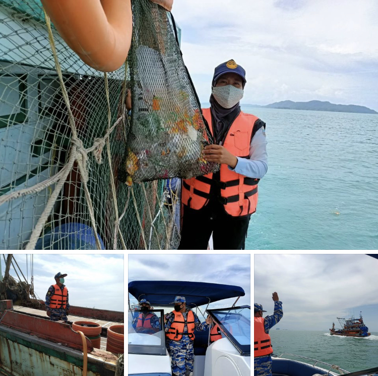 ตรวจเรือประมงทะเลสตูล ช่วยกันอนุรักษ์กองหินแปดไมล์