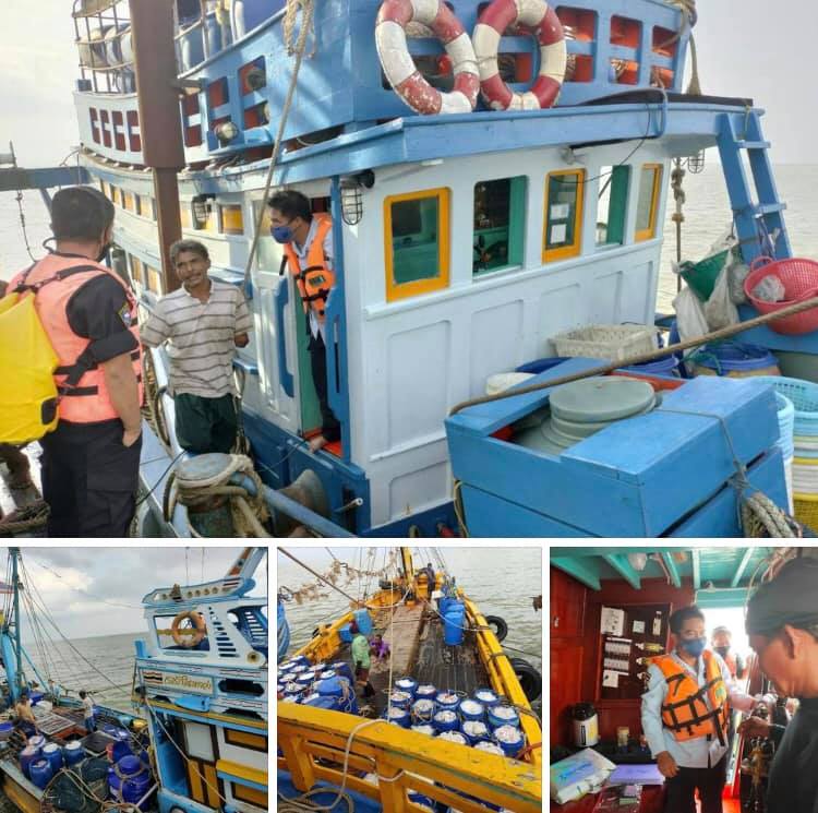 ตรวจเรือประมงทะเลนครศรีธรรมราช เอกสารครบตามระเบียบ IUU