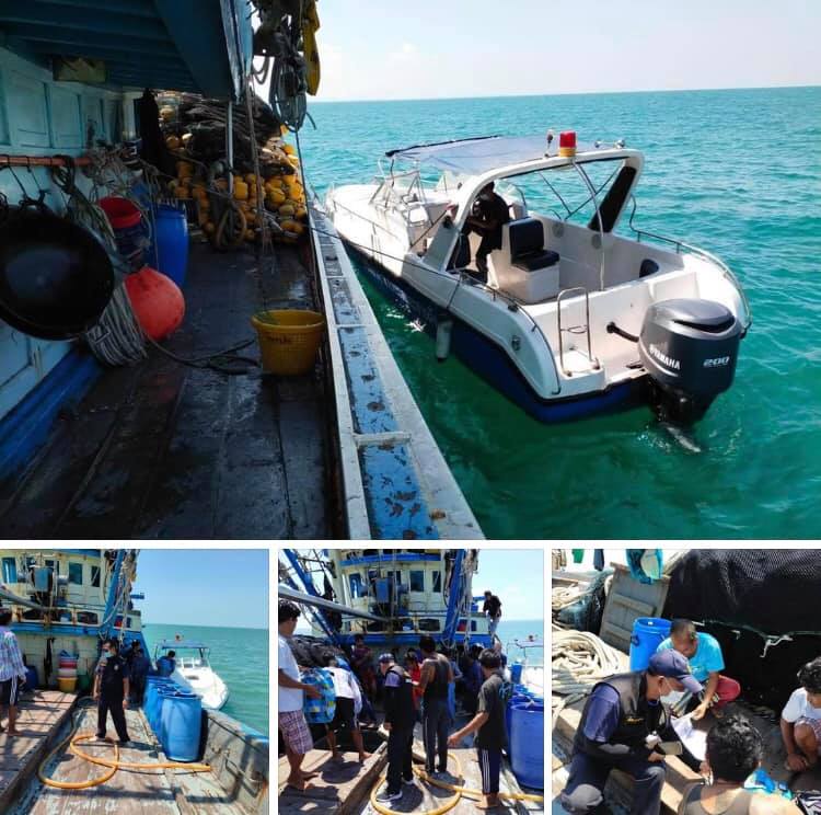 ตรวจเรือประมงทะเลปัตตานี เอกสารครบตามระเบียบ IUU