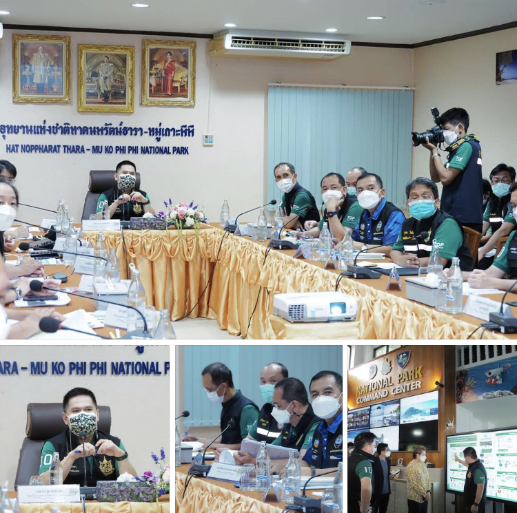 รองอภิชัย ให้ข้อมูลผลงาน ทช. กลุ่มจังหวัดฝั่งอันดามัน