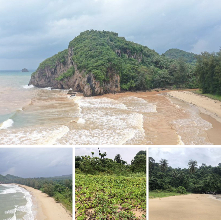 ชายฝั่งทะเลชุมพรสวยสมดุล หาดอ่าวคลองบางจาก