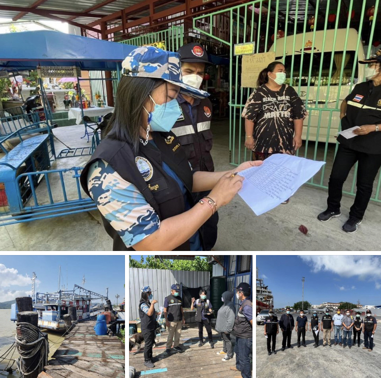 ร่วมตรวจปัญหาการทำประมง บริเวณท่าเรือหลักสงขลา