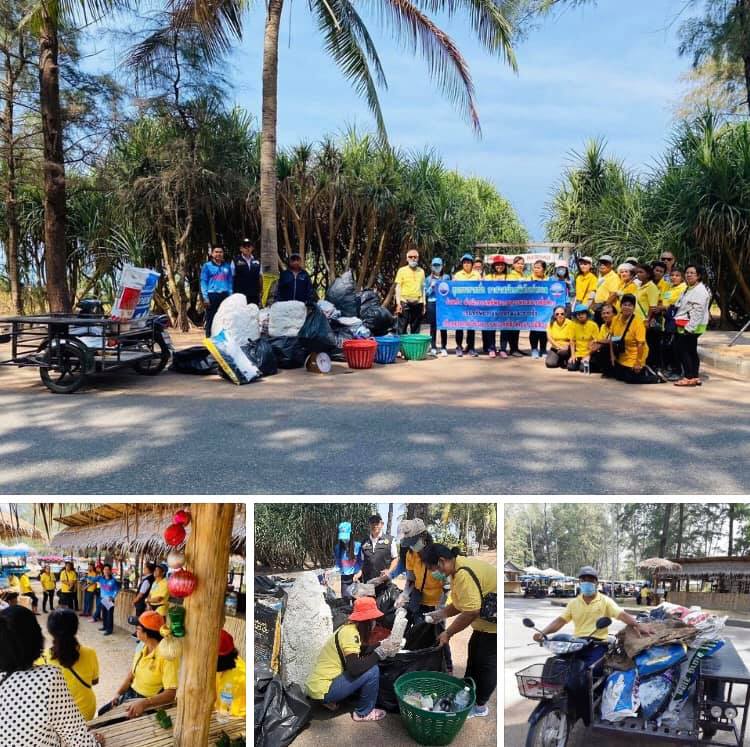 รวมพลอาสาสมัคร เก็บขยะชายหาดไม้ขาว ภูเก็ต