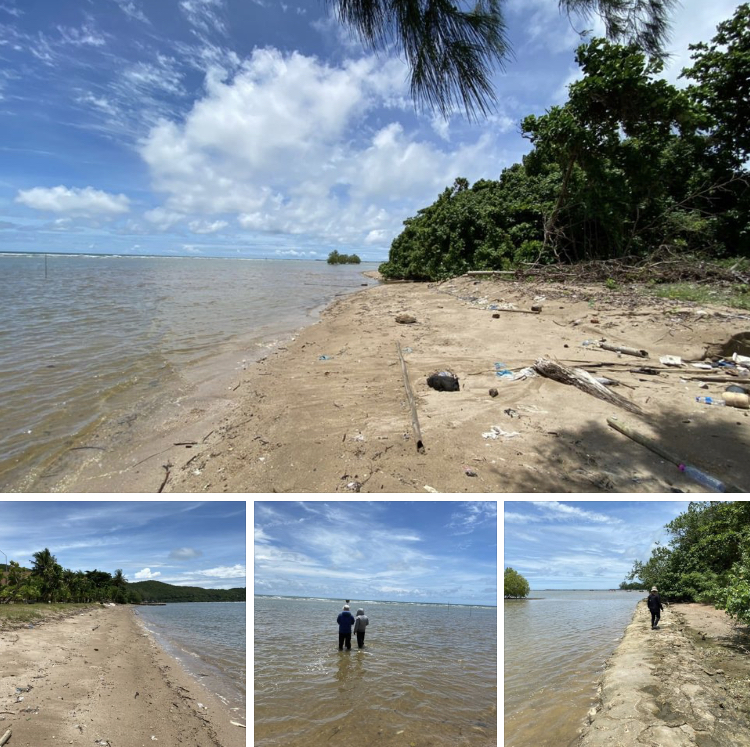 สำรวจการเปลี่ยนแปลงชายหาดบ้านหัวแหลม ทะเลจันทบุรี