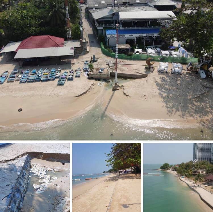 ตรวจพื้นที่ชายหาดวงศ์อมาตย์ ไม่พบการปล่อยน้ำเสีย