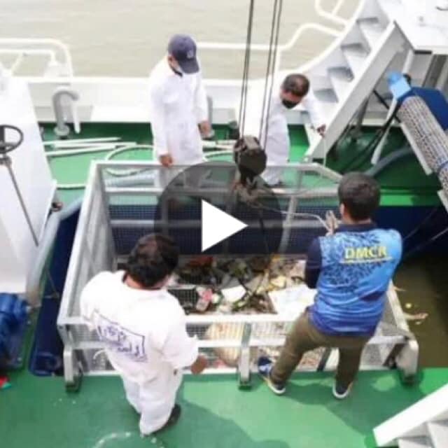 พาชมเรือใหม่ เพิ่มประสิทธิภาพเก็บขยะในลำน้ำท่าจีน