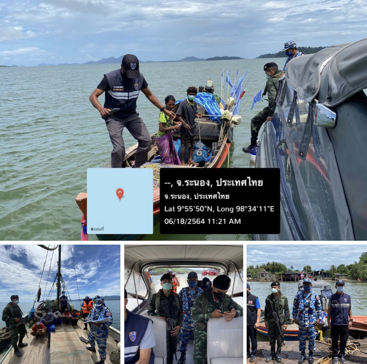ชายฝั่งทะเลด้านระนอง สถานการณ์ปกติไม่มีลักลอบเข้าเมือง