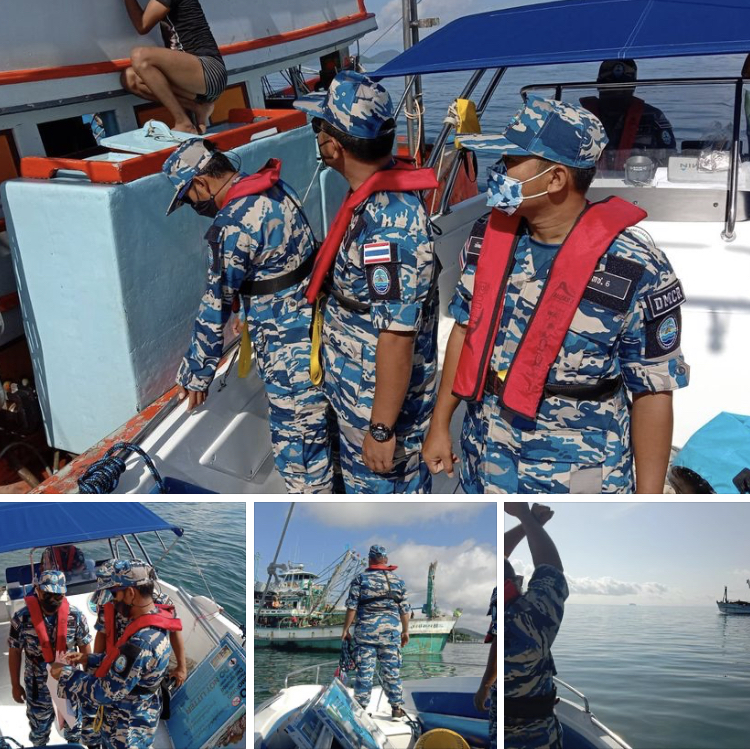 ตรวจเรือประมง IUU ลาดตะระเวนทางทะเลหมู่เกาะไข่