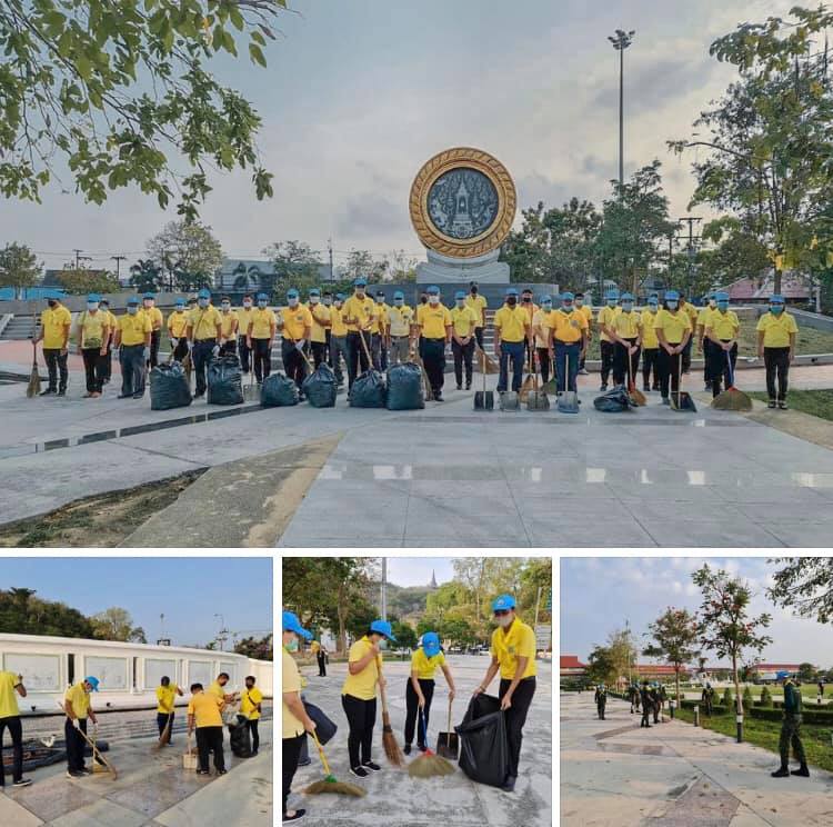 บูรณาการรักษาความสงบ พร้อมทำความสะอาดอุทยานพระนครคีรี เพชรบุรี