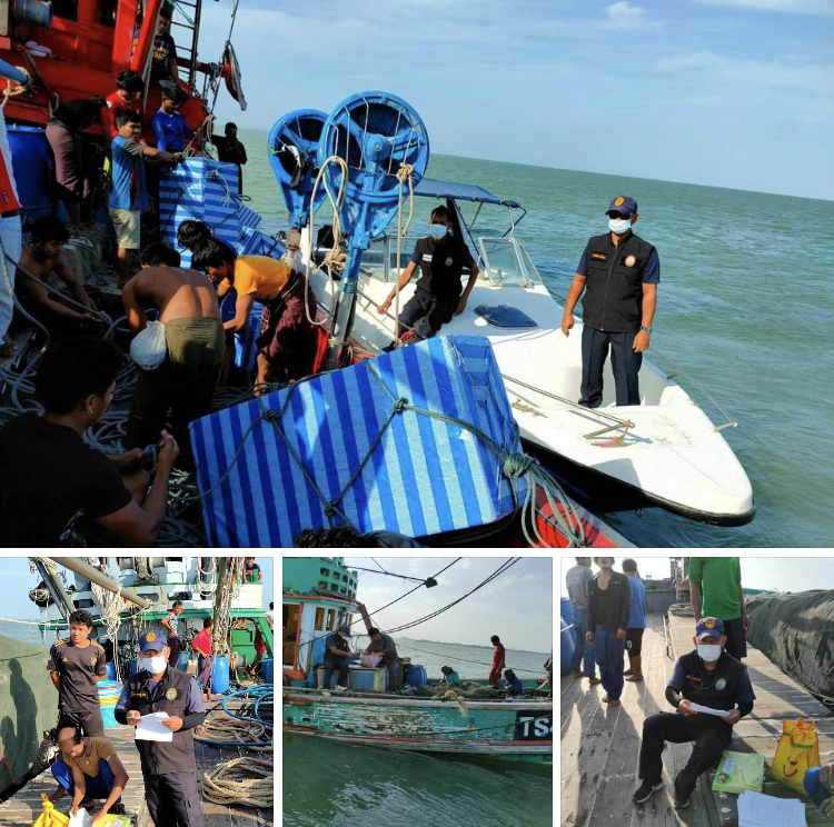 ตรวจเรือประมงทะเลปัตตานี เอกสารครบตามระเบียบ IUU