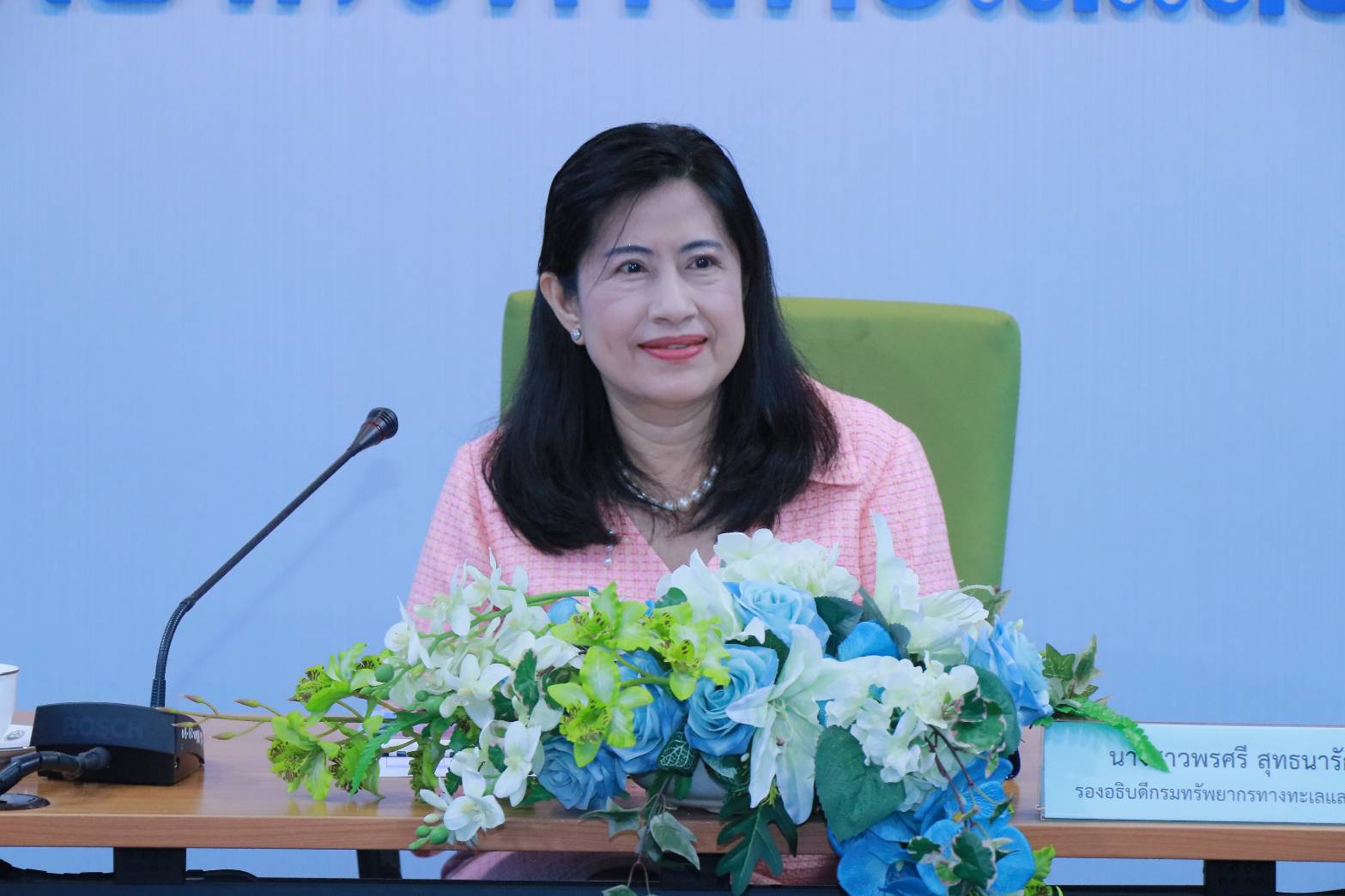 “รองพรศรี” ตรวจเยี่ยมและมอบแนวทางการปฏิบัติงานของ กอท.