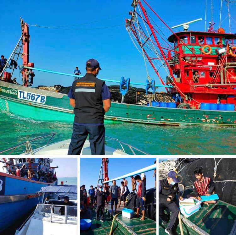 ตรวจเรือประมงทะเลปัตตานี เอกสารครบตามระเบียบ IUU