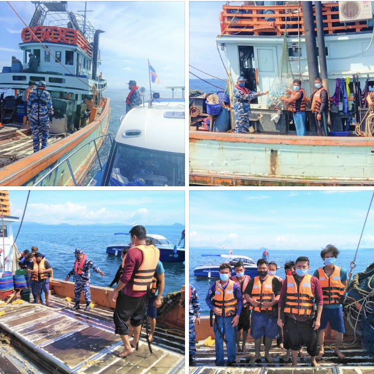 เฝ้าระวังเรือประมงทะเลภูเก็ต กระบี่ ไม่มีการกระทำผิดในพื้นที่