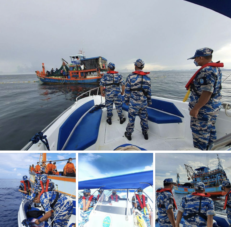 ตรวจเรือประมง IUU ทะเลพังงา ไม่พบผิดกฎหมาย