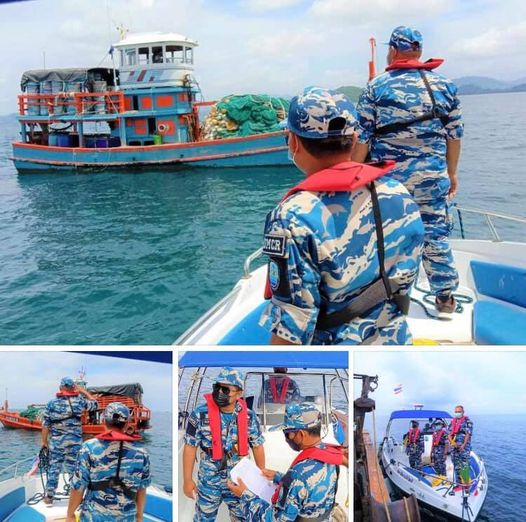 ตรวจเรือประมง IUU ลาดตะระเวนทางทะเลหมู่เกาะไข่