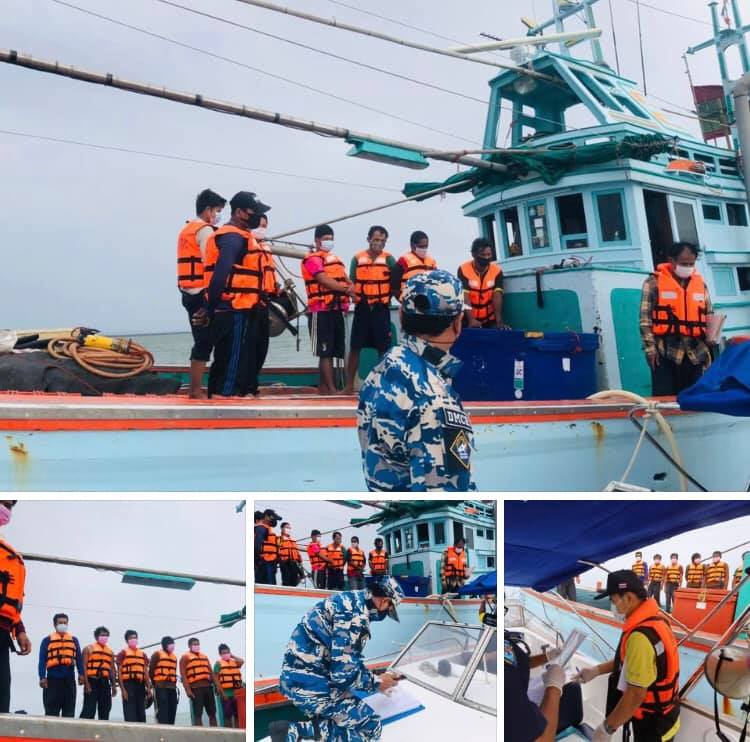 บูรณาการตรวจการค้ามนุษย์ในเรือประมงทะเลเพชรบุรี