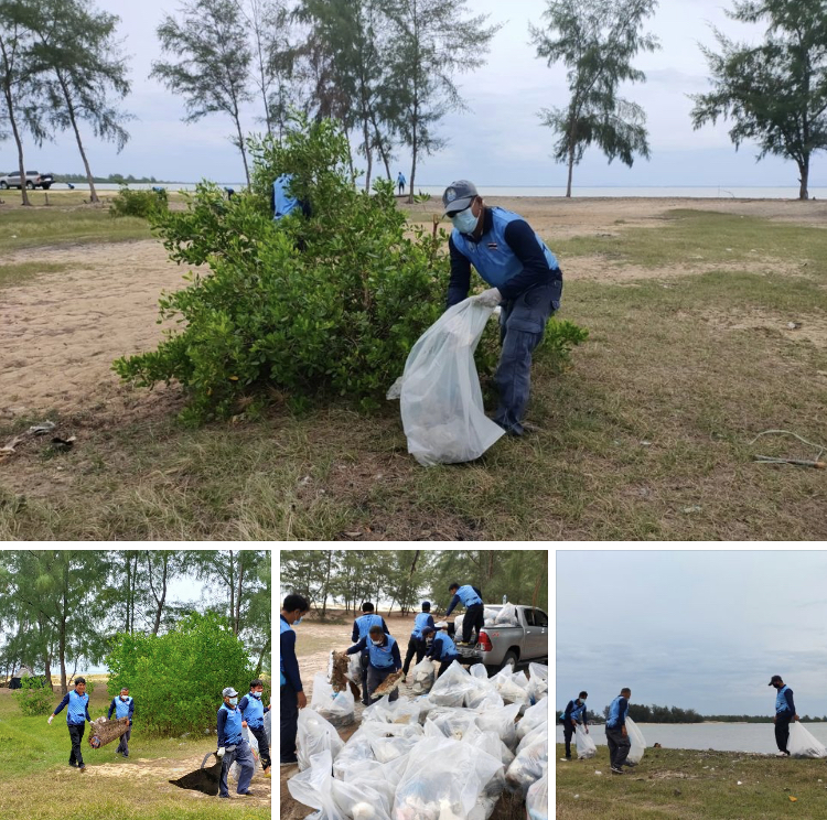 เคลียร์ขยะทะเล ชายหาดแหลมตาชี