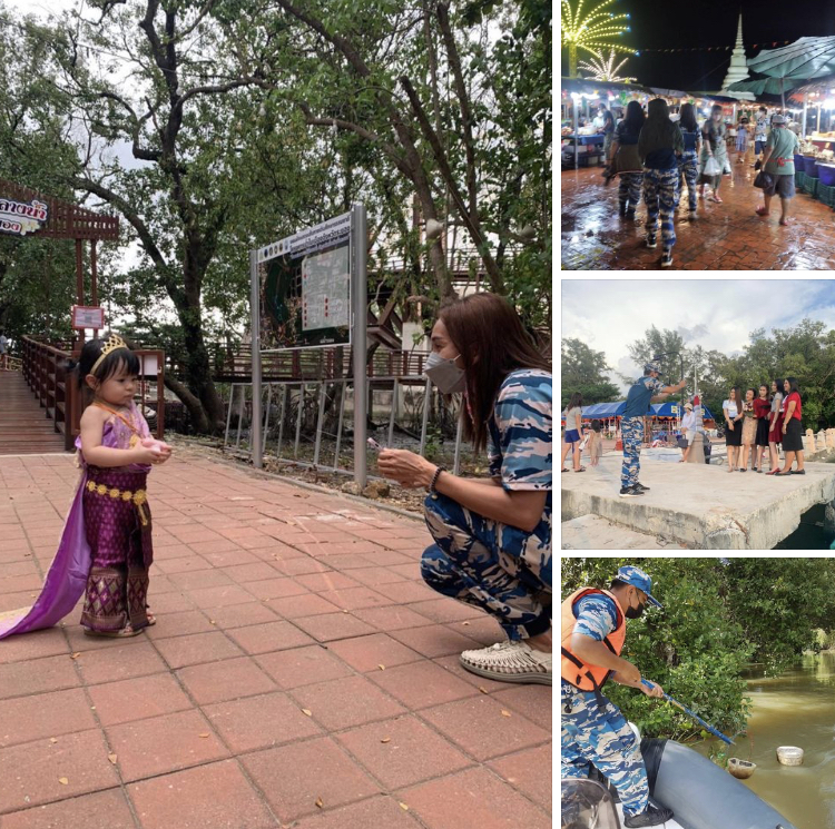 เตรียมลอยกระทง ป่าชายเลนพระเจดีย์กลางน้ำระยอง