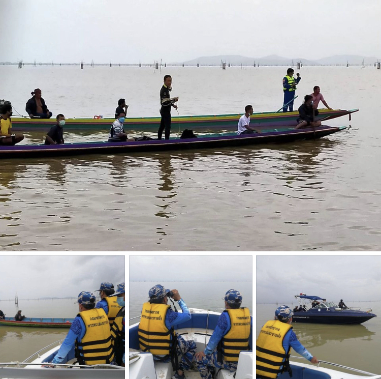 นำเรือ ทช. ระดมค้นหาผู้ประสบภัยเรือล่มทะเลสงขลา”