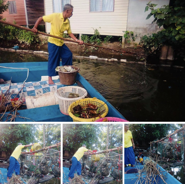 เก็บขยะชุมชนเก้าเส้ง ฟื้นฟูคลองสำโรงสงขลา
