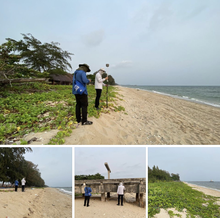 สำรวจการเปลี่ยนแปลงชายฝั่งหาดแม่รำพึง ระยอง