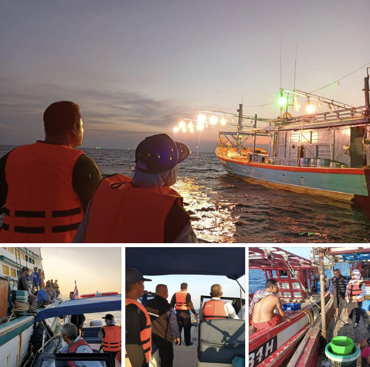 ตรวจเรือประมงทะเลสตูล เอกสารครบตามระเบียบ IUU