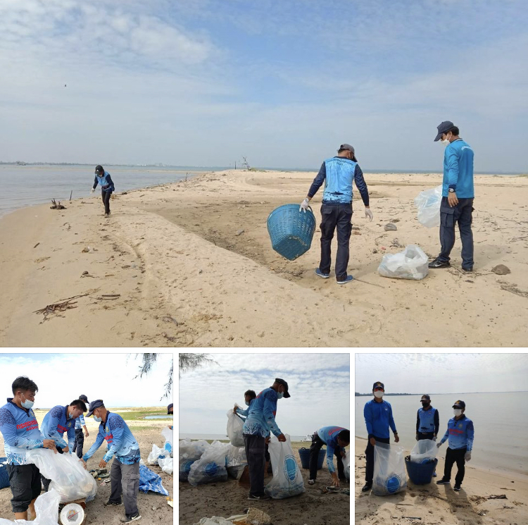 เพื่อทะเลปัตตานีบ้านเรา มาเก็บขยะชายหาดแหลมตาชี
