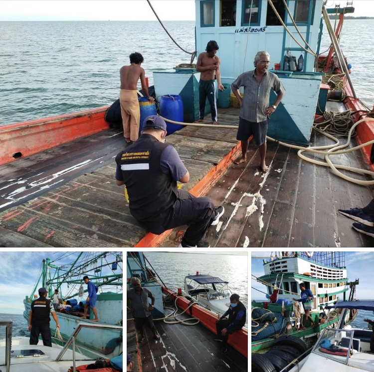 ตรวจเรือประมงตามระเบียบ IUU ทะเลปัตตานี เหตุการณ์ปกติ