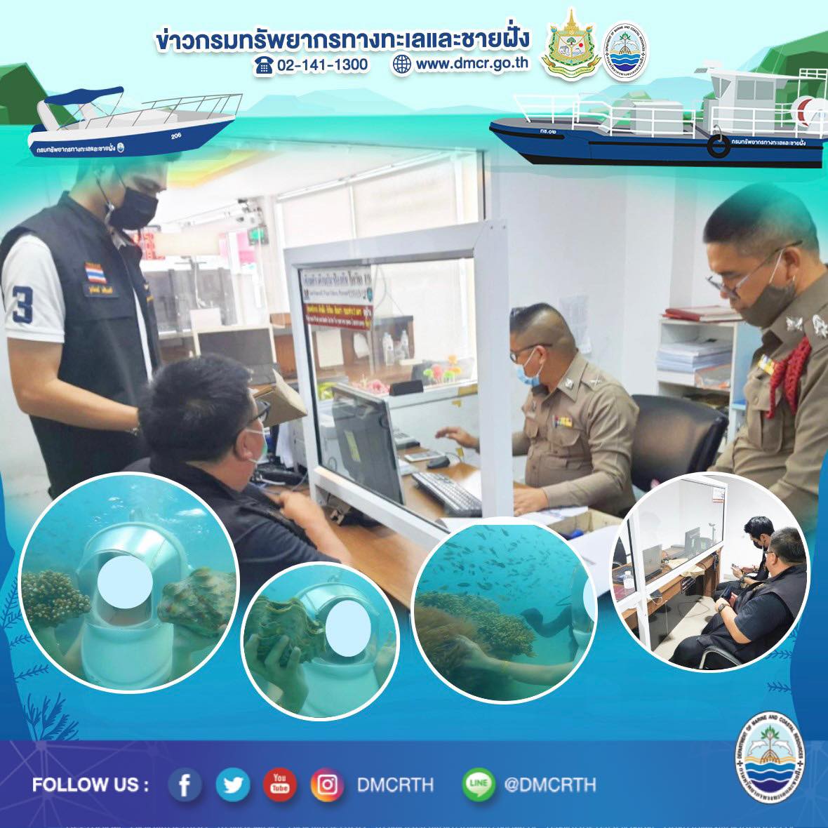 จับ ย้ายปะการัง มีความผิดตามกฎหมาย ที่หลังอย่าทำ