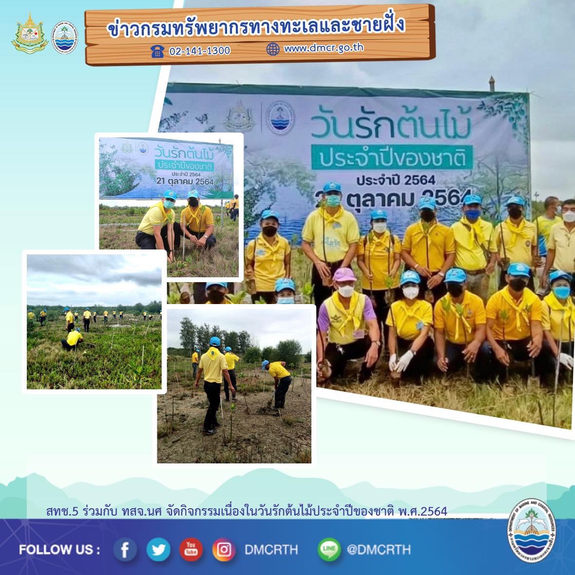 บำรุงป่าชายเลนท่าชัก วันรักต้นไม้ประจำปีของชาติ