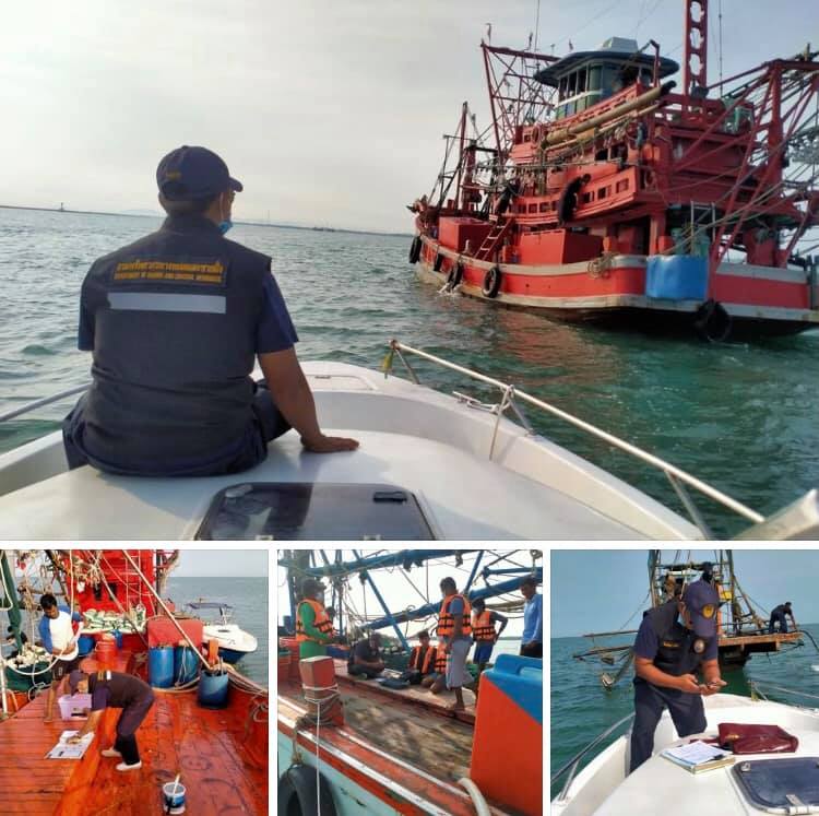 ตรวจเรือประมงทะเลปัตตานี เอกสารครบตามระเบียบ IUU