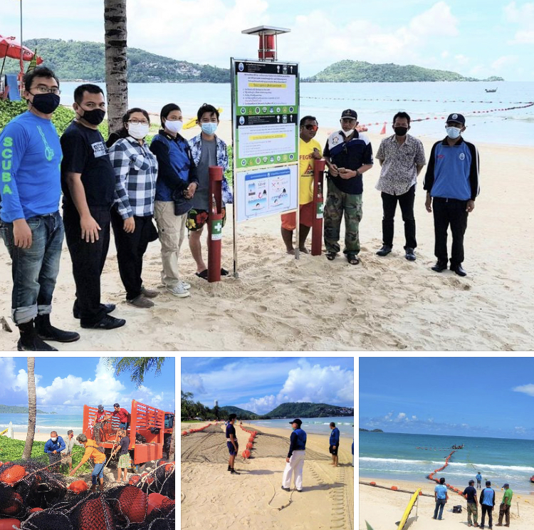 กั้นตาข่ายหาดป่าตอง/กะตะ เสริมป้องกันพิษแมงกะพรุน