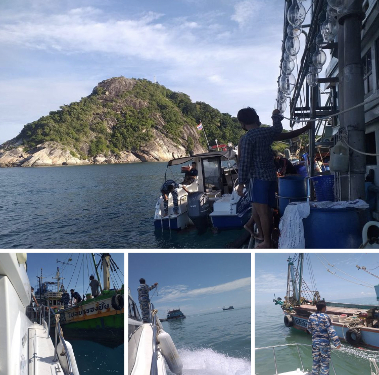ลาดตระเวนทางทะเลหมู่เกาะกระ สถานการณ์ปกติไม่มีบุกรุก