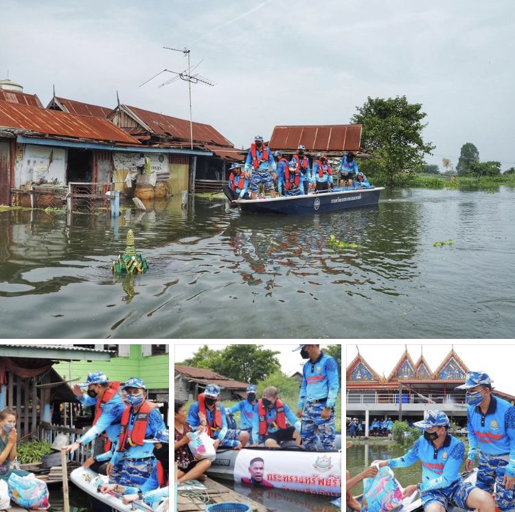 กรม ทช. ลงพื้นที่ช่วยเหลือผู้ประสบอุทกภัยเมืองสุพรรณ