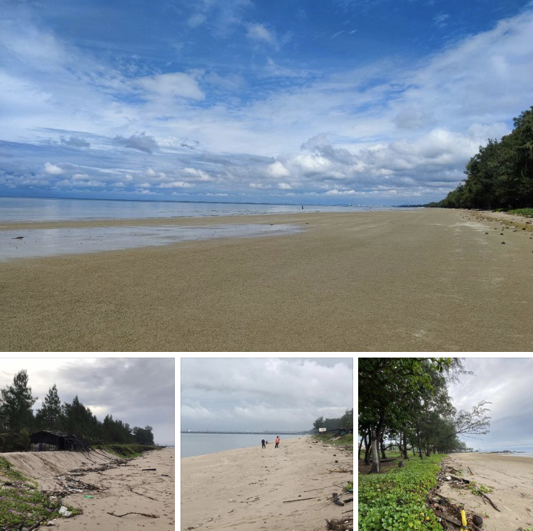 สำรวจสัณฐานชายหาด และการเปลี่ยนแปลงหาดแม่รำพึง