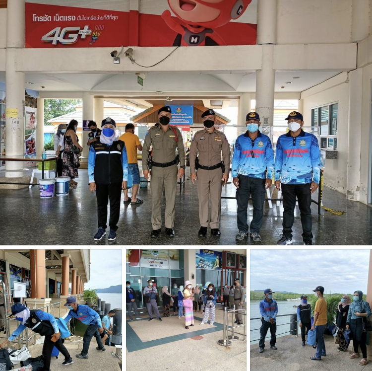 ต้อนรับปีใหม่ บูรณาการตรวจคัดกรองนักท่องเที่ยวเกาะหลีเป๊ะ