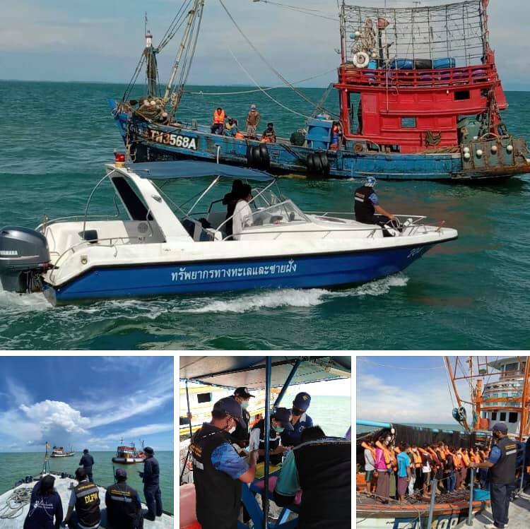ตรวจเอกสารเรือประมงทะเลปัตตานี ไม่พบสิ่งผิดกฎหมาย