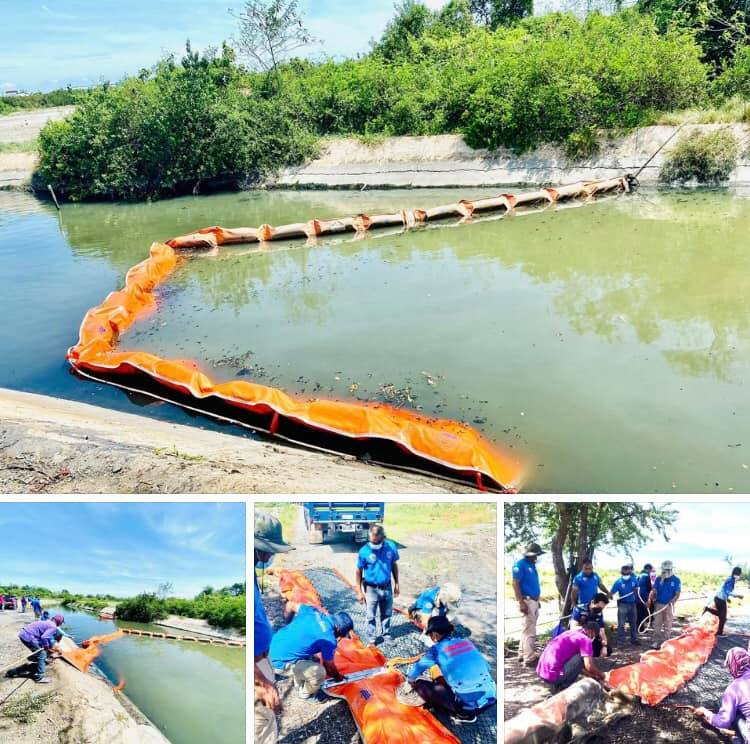 ชวนเทศบาลแสนสุข กลุ่มฉลามขาวเพิ่มประสิทธิภาพทุ่นกักขยะทะเล