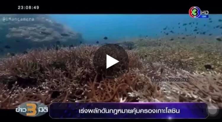 กรมทะเล เร่งผลักดันคุ้มครองพื้นที่ทะเลเกาะโลซิน