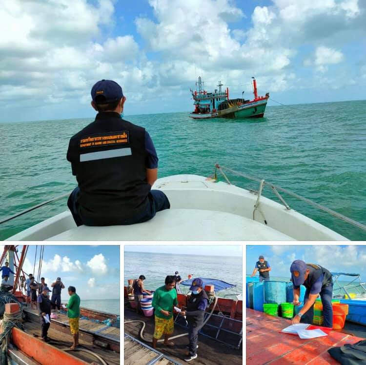 ตรวจเรือประมงทะเลปัตตานี เอกสารครบตามระเบียบ IUU