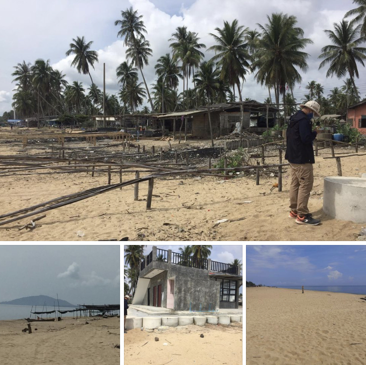 สำรวจสถานภาพชายฝั่งทะเลหาดบ้านทอน นราธิวาส