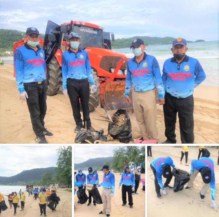 ชาวป่าตองเตรียมพร้อมรับนักท่องเที่ยว เร่งทำความสะอาดชายหาด