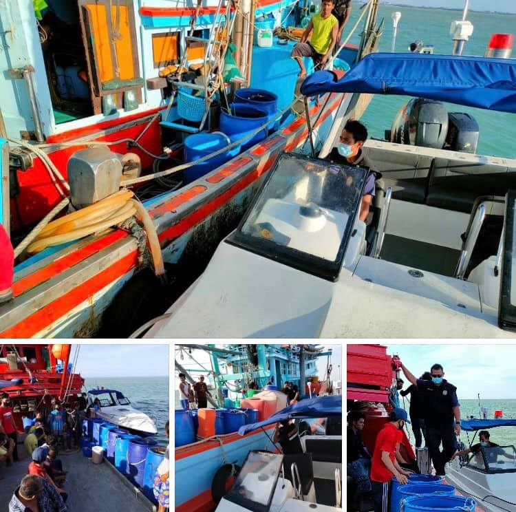 ตรวจเรือประมงทะเลปัตตานี เอกสารครบตามระเบียบ IUU