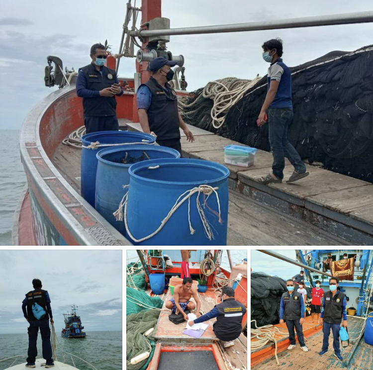 ตรวจเรือประมงชายแดนใต้ ทุกลำมีใบอนุญาตครบถ้วน