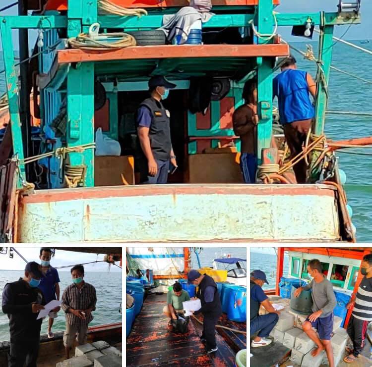 ตรวจเรือประมงทะเลปัตตานี เอกสารครบตามระเบียบ IUU