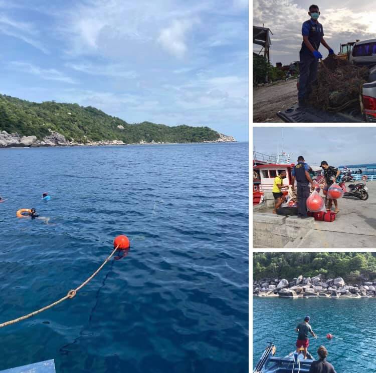 ขยายผล เร่งซ่อมทุ่นผูกเรือลดการทิ้งสมอทำลายปะการังเกาะเต่า