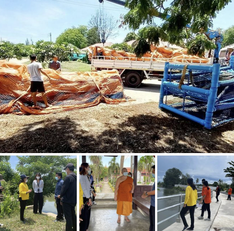 ขยายผล เพิ่มจุดติดตั้งทุ่นกักขยะในแม่น้ำเพชรบุรี